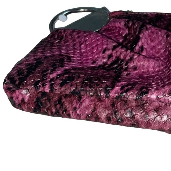 LULU Vegan Python Contemporary Clutch - Picture 11 of 11